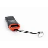 CARD READER extern GEMBIRD, interfata USB 3.0, citeste/scrie: micro SD; plastic, negru cu rosu, &quot;FD2-MSD-3&quot; (include TV 0.03 lei)