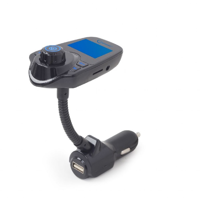 CARKIT 3-in-1 GEMBIRD, Bluetooth 4.1, format MP3, USB, microSD, montare la priza auto, "BTT-01" (include TV 0.18lei) thumb