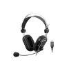 CASTI A4tech, cu fir, standard, utilizare multimedia, microfon pe brat, conectare prin USB 2.0, negru / argintiu, &quot;HU-50&quot;, (include TV 0.8lei)