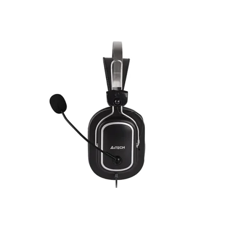 CASTI A4tech, cu fir, standard, utilizare multimedia, microfon pe brat, conectare prin USB 2.0, negru / argintiu, &quot;HU-50&quot;, (include TV 0.8lei)