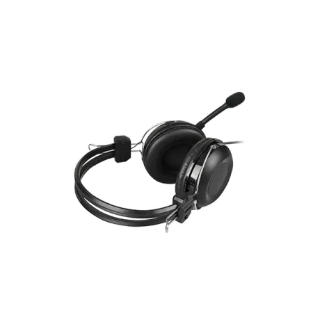 CASTI A4tech, cu fir, standard, utilizare multimedia, microfon pe brat, conectare prin USB 2.0, negru, &quot;HU-35&quot;, (include TV 0.8lei)