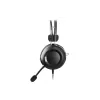CASTI A4tech, cu fir, standard, utilizare multimedia, microfon pe brat, conectare prin USB 2.0, negru, &quot;HU-35&quot;, (include TV 0.8lei)