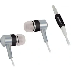 CASTI A4tech, &quot;Metallic&quot;, cu fir, intraauriculare, utilizare MP3, smartphone (doar audio), microfon nu, conectare prin Jack 3.5 mm, negru, &quot;MK-650-B&quot;, (include TV 0.18lei)