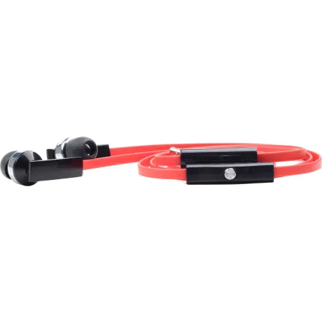 CASTI Gembird, cu fir, intraauriculare, pt smartphone, microfon pe fir, conectare prin Jack 3.5 mm, negru / rosu, "MHS-EP-OPO", (include TV 0.18lei)