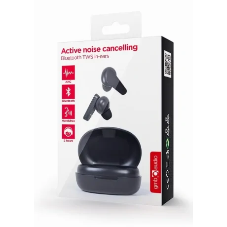 CASTI Gembird, &quot;Malmo&#039;, wireless, intraauriculare - butoni, pt smartphone, microfon pe casca, conectare prin Bluetooth 5.0, ANC, negru, &quot;TWS-ANC-MMX&quot;, (include TV 0.18lei)