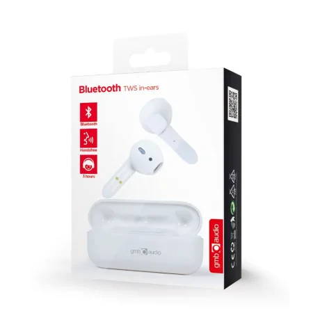 CASTI Gembird, &quot;Viena&#039;, wireless, intraauriculare - butoni, pt smartphone, microfon pe casca, conectare prin Bluetooth 5.0, alb, &quot;TWS-VIE-GW&quot;, (include TV 0.18lei)