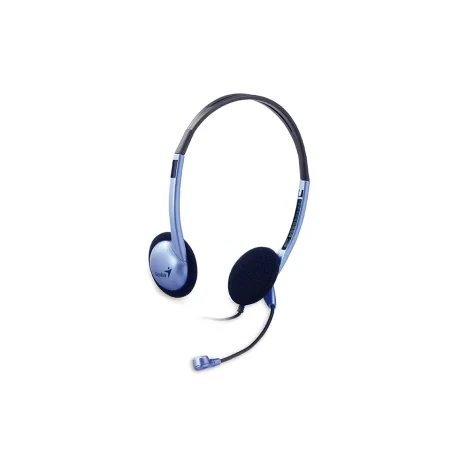 CASTI Genius, &quot;HS-02B&quot;, cu fir, standard, utilizare multimedia, microfon pe brat, conectare prin Jack 3.5 mm x 2, albastru, &quot;31710037100&quot;, (include TV 0.8lei)