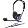 CASTI Genius, "HS-04S", cu fir, standard, utilizare multimedia, microfon pe brat, conectare prin Jack 3.5 mm x 2, negru, "31710025100", (include TV 0.8lei)