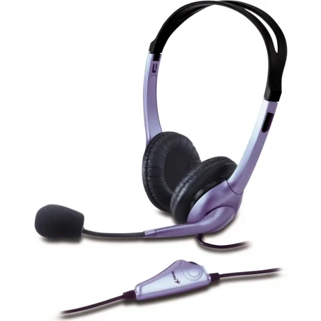 CASTI Genius, "HS-04S", cu fir, standard, utilizare multimedia, microfon pe brat, conectare prin Jack 3.5 mm x 2, negru, "31710025100", (include TV 0.8lei)