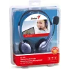 CASTI Genius, "HS-04S", cu fir, standard, utilizare multimedia, microfon pe brat, conectare prin Jack 3.5 mm x 2, negru, "31710025100", (include TV 0.8lei)