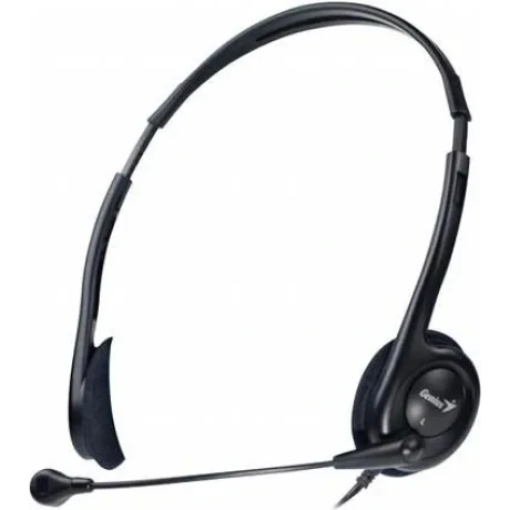 CASTI Genius, &quot;HS-200C&quot;, cu fir, standard, utilizare multimedia, microfon pe brat, conectare prin Jack 3.5 mm, negru, &quot;31710151100&quot;, (include TV 0.8lei)