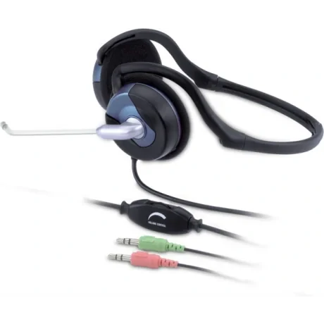 CASTI Genius, &quot;HS-300N&quot;, cu fir, standard, utilizare multimedia, call center, microfon pe brat, conectare prin Jack 3.5 mm x 2, negru, &quot;31710146100&quot;, (include TV 0.8lei)