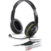 CASTI Genius, &quot;HS-400A&quot;, cu fir, standard, utilizare multimedia, microfon pe brat, conectare prin Jack 3.5 mm x 2, negru, &quot;31710169100&quot;, (include TV 0.8lei)