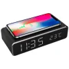 CEAS digital + ALIMENTATOR wireless GEMBIRD, display LCD ora/data/alarma/temperatura, black, &quot;DAC-WPC-01&quot; (include TV 0.8lei)
