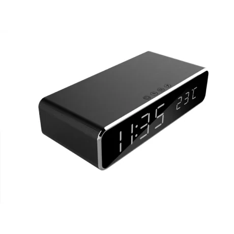 CEAS digital + ALIMENTATOR wireless GEMBIRD, display LCD ora/data/alarma/temperatura, black, &quot;DAC-WPC-01&quot; (include TV 0.8lei)