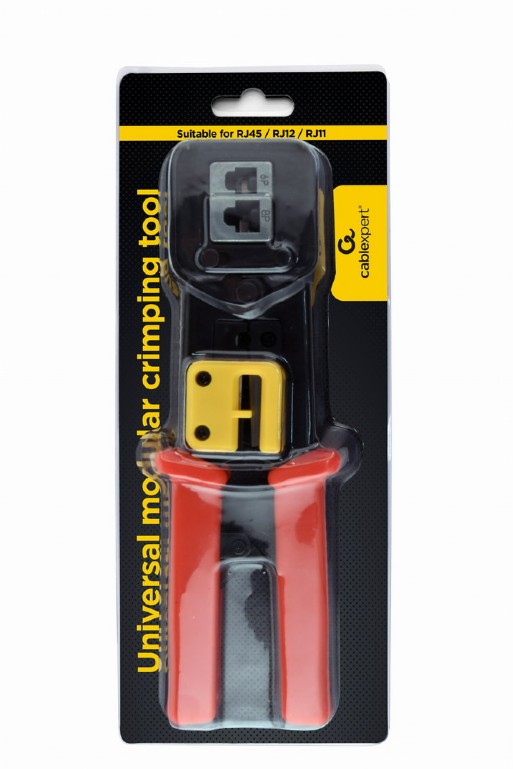 CLESTE sertizare mufe, GEMBIRD, functii: sertizare mufe, taiere cablu, compatibil pass-through conectori, "T-WC-05" thumb