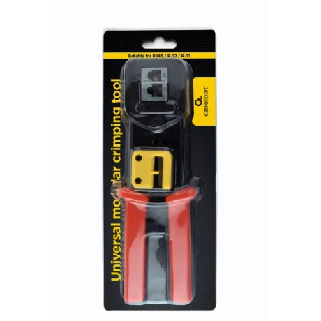 CLESTE sertizare mufe, GEMBIRD, functii: sertizare mufe, taiere cablu, compatibil pass-through conectori, &quot;T-WC-05&quot;