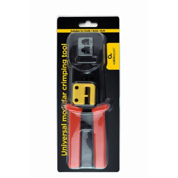 CLESTE sertizare mufe, GEMBIRD, functii: sertizare mufe, taiere cablu, compatibil pass-through conectori, &quot;T-WC-05&quot;
