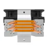 COOLER COOLER MASTER, skt. universal, racire cu aer, vent. 120 mm, 1800 rpm, &quot;RR-2V2E-18PK-R1&quot; (include TV 0.8 lei)