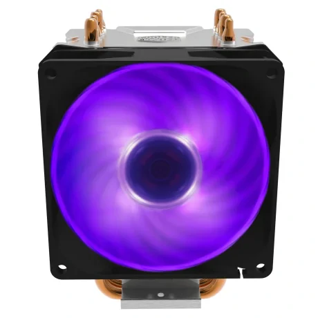 COOLER COOLER MASTER, skt. universal, racire cu aer, vent. 92 mm, 2000 rpm, LED RGB ,&quot;RR-H410-20PC-R1&quot; (include TV 0.8 lei)