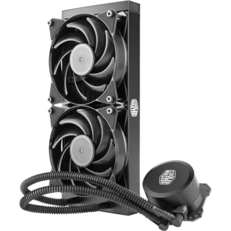 COOLER COOLER MASTER, skt. universal, racire cu lichid, vent. 120 mm x 2, 2000 rpm, &quot;MLW-D24M-A20PW-R1&quot; (include TV 1.75 lei)