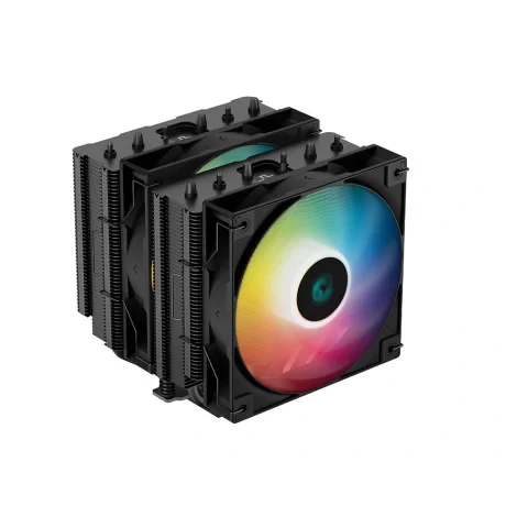 COOLER  DEEPCOOL AG620 ARGB, skt. universal, racire cu aer, Dual-Tower. 120 mm, Hydro Bearing, 67.88CFM, &quot;R-AG620-BKNNMN-G-2&quot;(include TV 1.75 lei)