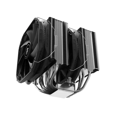 COOLER DEEPCOOL ASSASSIN III, skt. universal, racire cu aer, vent.140mm, x 2 1400rpm, (include TV 1.75 lei), "DP-GS-MCH7-ASN-3"