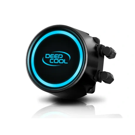 COOLER DEEPCOOL GAMMAXX L240 V2, skt. universal, racire cu lichid vent.120mm, x 2 1800rpm, LED RGB, (include TV 1.75 lei) "DP-H12RF-GL240V2"