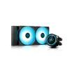 COOLER DEEPCOOL GAMMAXX L240 V2, skt. universal, racire cu lichid vent.120mm, x 2 1800rpm, LED RGB, (include TV 1.75 lei) "DP-H12RF-GL240V2"