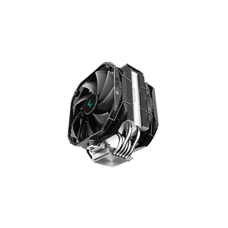 COOLER DEEPCOOL, skt. universal, racire cu aer, vent. 120mm x 2, 1200rpm, LED RGB, &quot;AS500 PLUS&quot;, &quot;R-AS500-BKNLMP-G&quot; (include TV 0.8 lei)