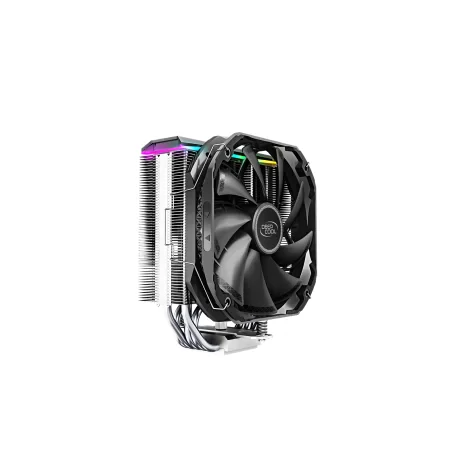 COOLER  DEEPCOOL, skt. universal, racire cu aer, vent. 140 mm, 1200 rpm, LED RGB ,&quot;AS500&quot; &quot;R-AS500-BKNLMN-G&quot; (include TV 0.8 lei)