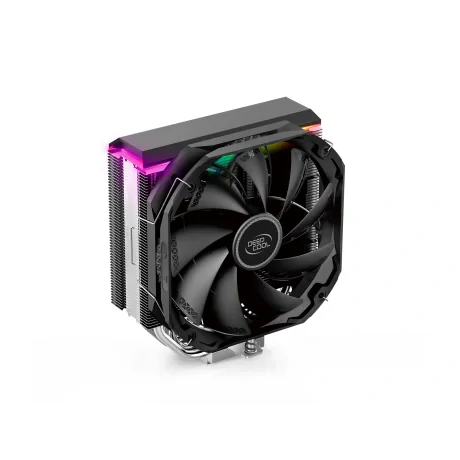 COOLER  DEEPCOOL, skt. universal, racire cu aer, vent. 140 mm, 1200 rpm, LED RGB ,&quot;AS500&quot; &quot;R-AS500-BKNLMN-G&quot; (include TV 0.8 lei)