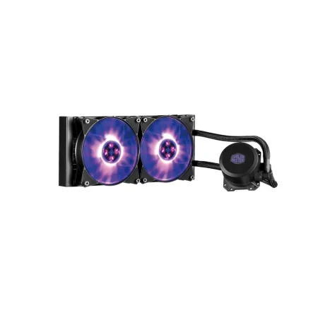 COOLERE Cooler Master MASTERLIQUID 240 Core, Patent Dual Chamber, 240mm Rad, Sickleflow 120 ARGB, ARGB Gen 2, 1-3 Splitter, &quot;MLW-D24M-A18PZ-R1&quot;