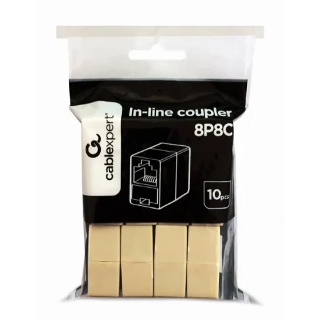 CUPLA RJ-45 GEMBIRD pt. cablu UTP, RJ-45 (M) x 2, plastic, 10 buc, &quot;TA-350-10&quot;
