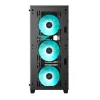 EOL - CARCASA DEEPCOOL CC560, Middle Tower ATX, fara sursa, sticla securizata, USB 3.0 x 1, USB 2.0 x 1, Jack 3.5mm x 1, black, &quot;R-CC560-BKNAA0-C-1&quot;