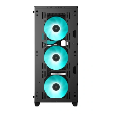 EOL - CARCASA DEEPCOOL CC560, Middle Tower ATX, fara sursa, sticla securizata, USB 3.0 x 1, USB 2.0 x 1, Jack 3.5mm x 1, black, &quot;R-CC560-BKNAA0-C-1&quot;