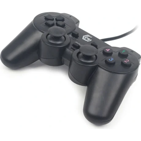 GAMEPAD cu fir GEMBIRD, 2x console, PC, USB, negru, &quot;JPD-UDV2-01&quot; (include TV 0.8lei)