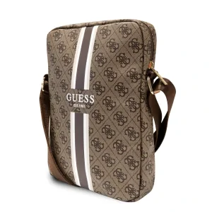 Geanta pentru tableta Guess PU 4G Printed Stripes 10 Inch Brown