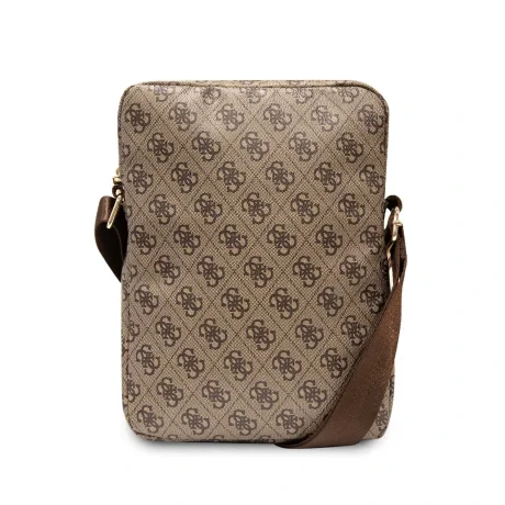 Geanta pentru tableta Guess PU 4G Printed Stripes 10 Inch Brown