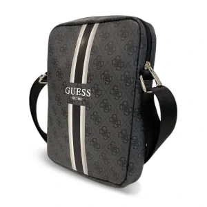 Geanta pentru tableta Guess PU 4G Printed Stripes 10 Inch Black