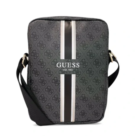 Geanta pentru tableta Guess PU 4G Printed Stripes 10 Inch Black