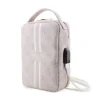 Geanta universala de calatorie Guess PU 4G Printed Stripes Pink