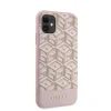 Husa  Cover Guess PU G Cube MagSafe pentru iPhone 11 Pink