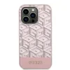 Husa Cover Guess PU G Cube MagSafe pentru iPhone 13 Pro Pink