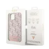 Husa Cover Guess PU G Cube MagSafe pentru iPhone 13 Pro Pink