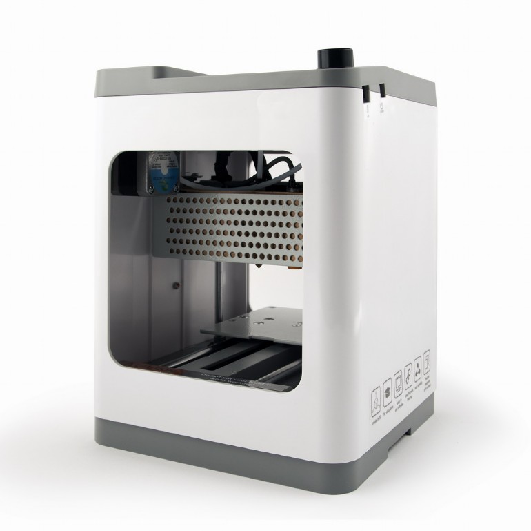 Imprimanta 3D GEMBIRD, FFF cu duza simpla, pt. filament PLA, 1.75mm, max. print 100x120x100mm, grosime 0.1-0.4mm, diam. duza 0.4mm, temp. extruder 250gradeC, 3.5" LED, microSD, "Gemma 3D" "3DP-GEMMA" (include TV 8 lei) thumb