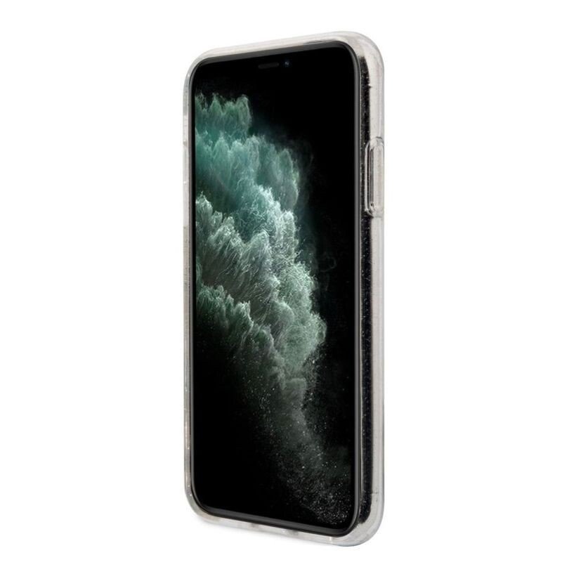 Husa Karl Lagerfeld IML Glitter Karl and Choupette NFT pentru iPhone 11 Transparent thumb