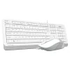 Kit TASTATURA si Mouse A4TECH, &quot;Fstyler FM10+FK10&quot;, wired, 104 taste format standard, mouse 1600dpi, 4/1 butoane, alb, &quot;F1010-W&quot; (include TV 0.8lei)