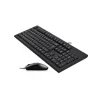 Kit TASTATURA si Mouse A4TECH, &quot;KR-85+OP-620D&quot;, cu fir, 104 taste format standard, mouse 1000dpi, 4/1 butoane, negru, &quot;KR-8520D-USB&quot; (include TV 0.8lei)