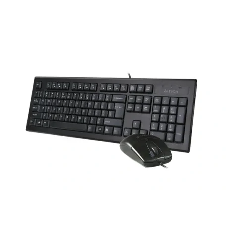 Kit TASTATURA si Mouse A4TECH, &quot;KR-85+OP-620D&quot;, cu fir, 104 taste format standard, mouse 1000dpi, 4/1 butoane, negru, &quot;KR-8520D-USB&quot; (include TV 0.8lei)